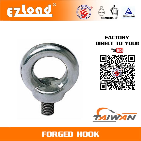Din Forged Eye Bolt in Stainless Steel