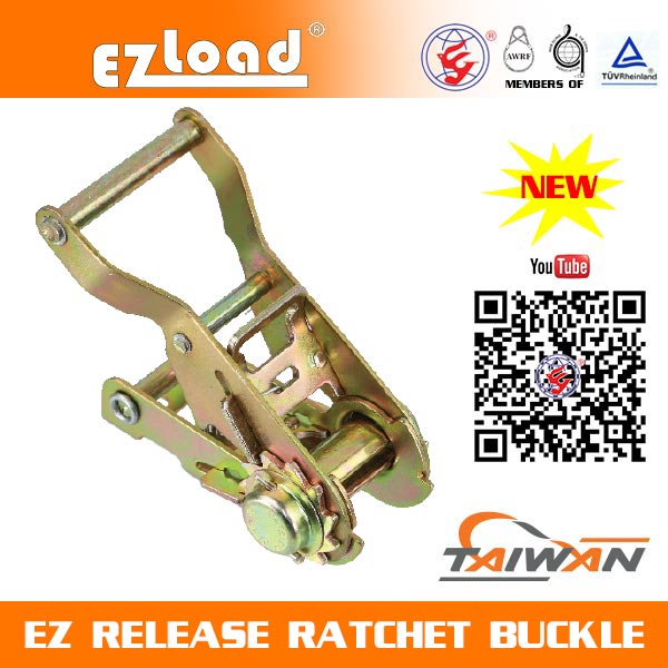 1 inch Wide Handle, EZ Release Ratchet buckle