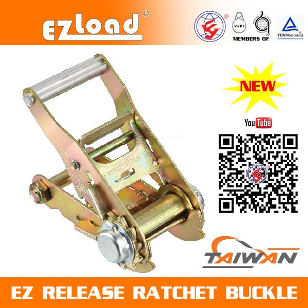 2 inch Short Handle, Non Lock, EZ Release Ratchet buckle