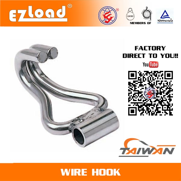 1-1/2 inch Double J Hook with Welded Tube