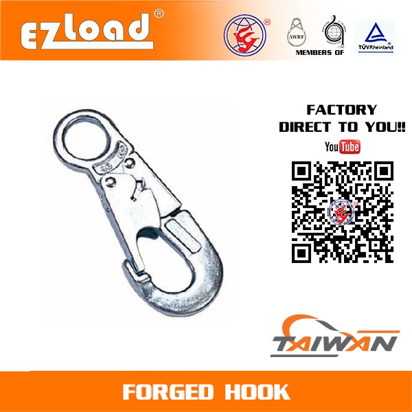 Longer Double Security Lanyard Forged Hook