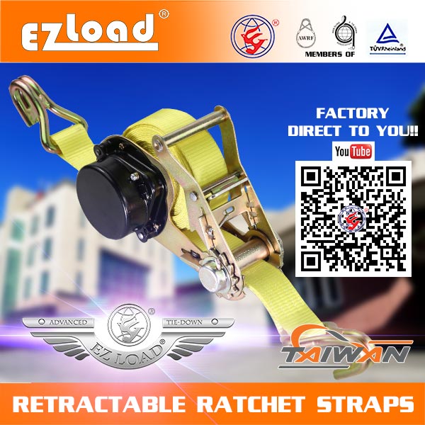 retractable ratchet tie down straps