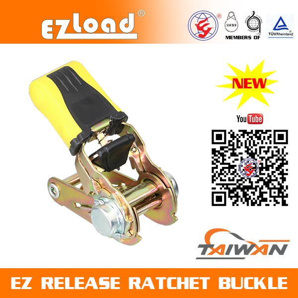 1 inch Soft Handle, Light Duty, EZ Release Ratchet buckle