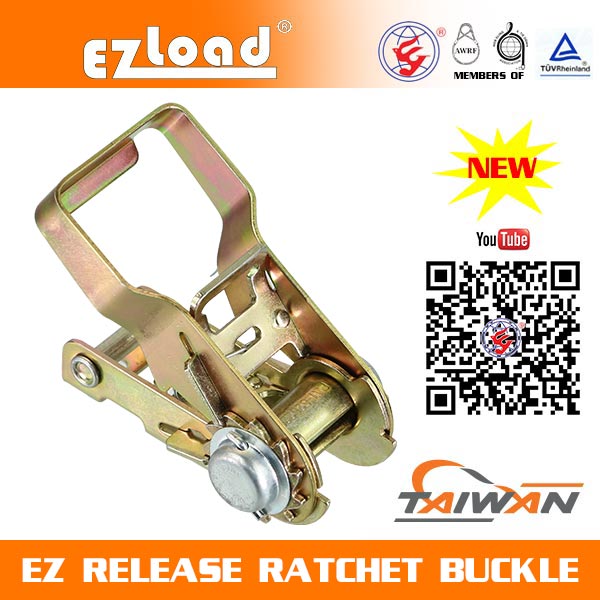 1 inch One Piece Wide Handle, EZ Release Ratchet buckle