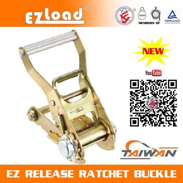 2 inch Medium Handle, Double Security Lock, EZ Release Ratchet buckle