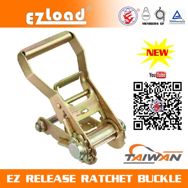 2 inch One Piece Medium Handle, Double Security, EZ Release Ratchet buckle