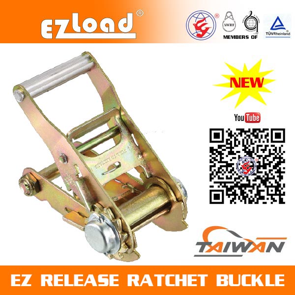 2 inch Short Handle, Double Security Lock, EZ Release Ratchet buckle