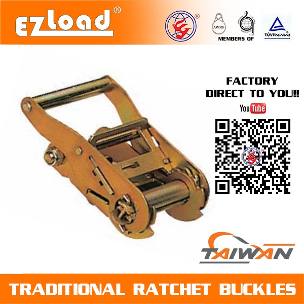 2 inch Wide Handle, Light Duty Ratchet Buckle